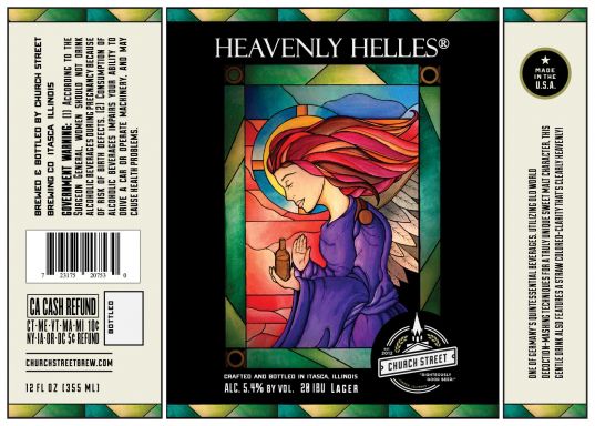 Logo for: Church Street Brewing Company Heavenly Helles