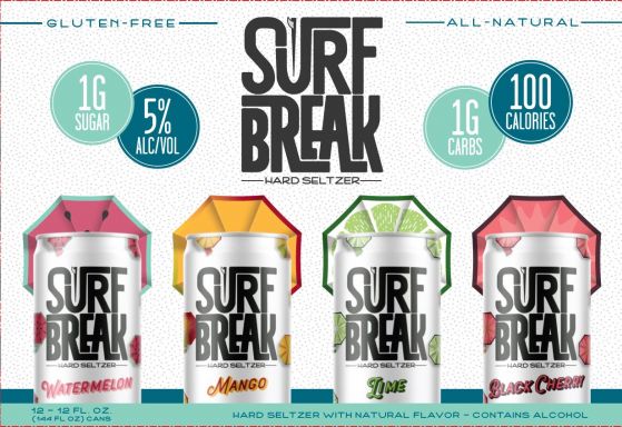 Logo for: Surf Break Hard Seltzer - Black Cherry