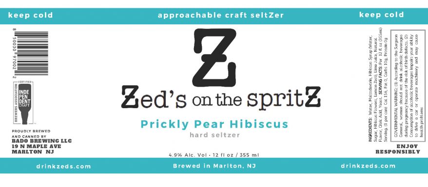 Logo for: Zed's on the spritZ--Prickly Pear Hibiscus