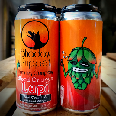 Logo for: Shadow Puppet Brewing Company / Blood Orange Lupi