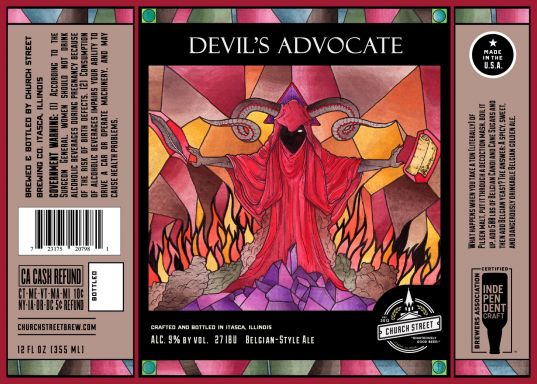 Logo for: Church Street Brewing Company Devils Advocate